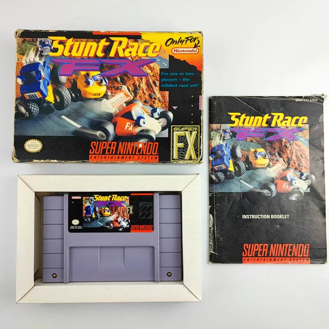 Stunt Race Fx Super Nintendo Snes