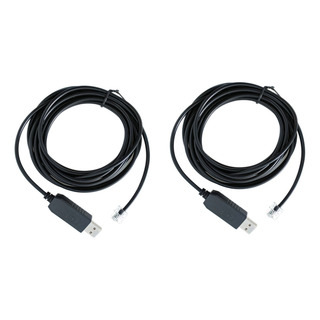 Cable De Control En Serie Eqmod, 2 Adaptadores Usb A Rj11, R Cable De Control En Serie Eqmod, 2 Adaptadores Usb A Rj11, R