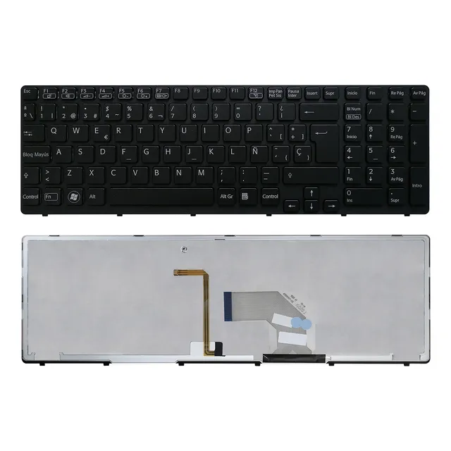 Teclado Sony Sve151d11l / Sve1711  Negro Iluminado