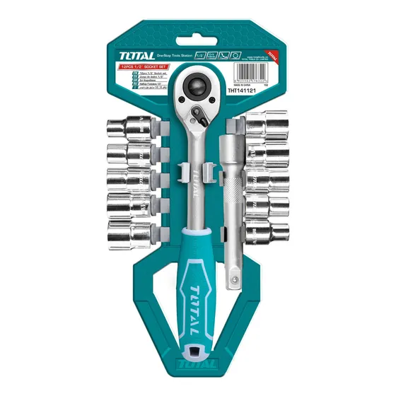 Set Juego De Tubos 1/2'' Con Crique Y Extensión 12pz Total