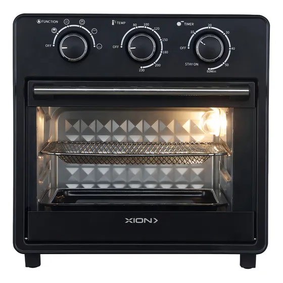 Freidora Sin Aceite Formato Horno 18 Litros Xion Xi-fr180 Color Negro