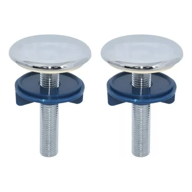 Tapa Hueco Metalico Cromado Para Piletas X2 Kirkor