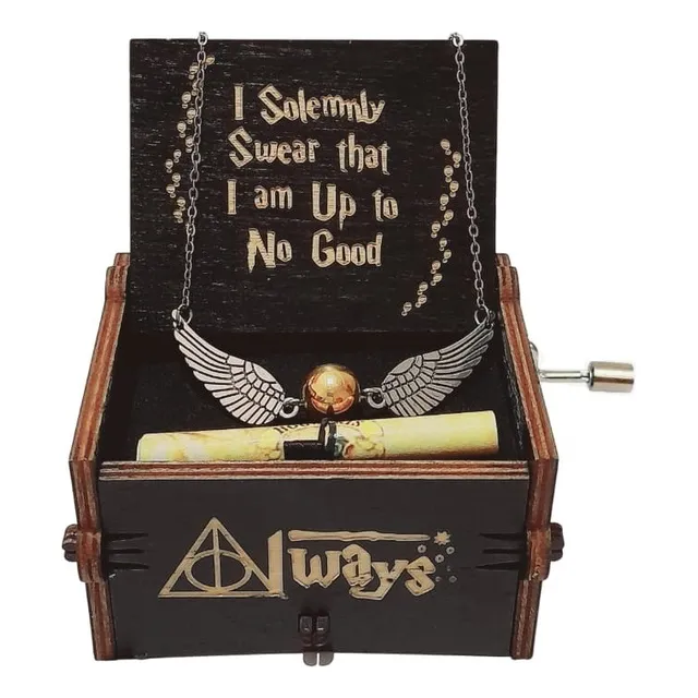 Cajita De Música Harry Potter Caja Musical Con Snitch Dorada