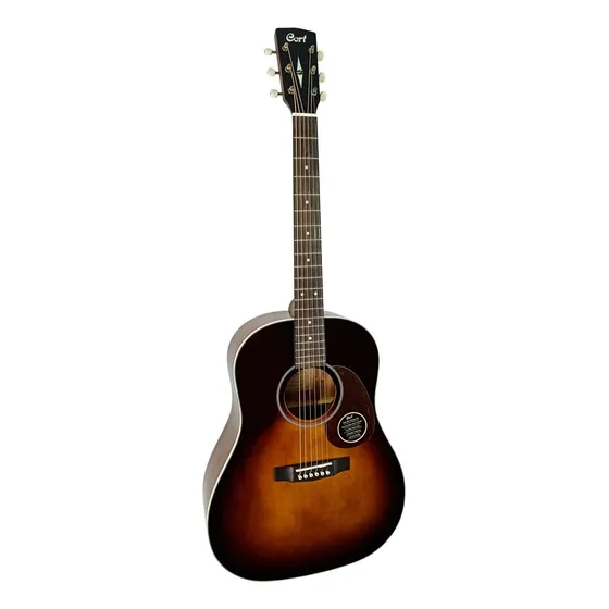 Violão Para Diestro Folk Acústica Cort Earth 100SB Sunburst