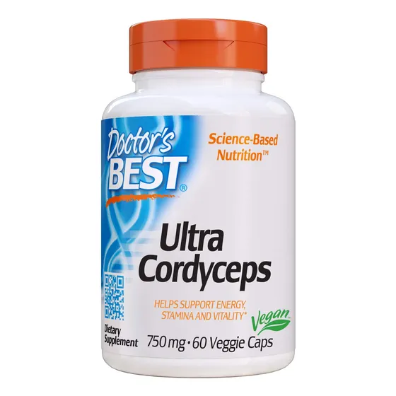 Suplemento Doctor's Best Ultra Cordyceps, 60 Cápsulas Vegeta