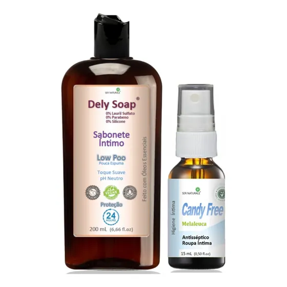 Sabonete Íntimo Dely Soap + Candy Free - Candidíase Vaginose