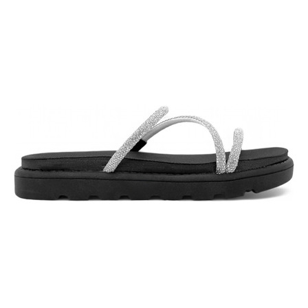 Sandalia Papete Vizzano Strass Feminina Brilho Flatform Sandalia Papete Vizzano Strass Feminina Brilho Flatform