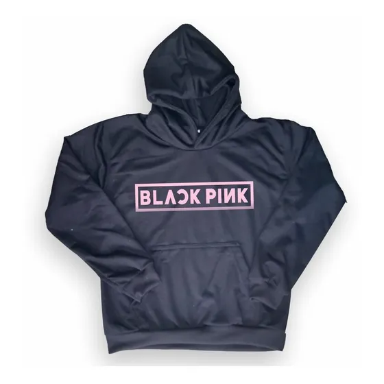 Buzo Canguro Para Niño Y Niña Black Pink
