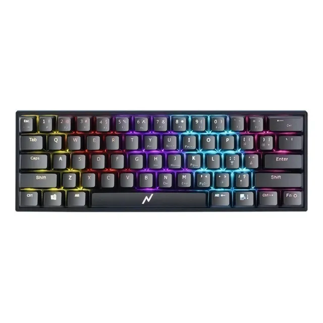 Teclado Gamer Mecanico 60% Pc Rgb Noga Ganon 60% Switch Blue