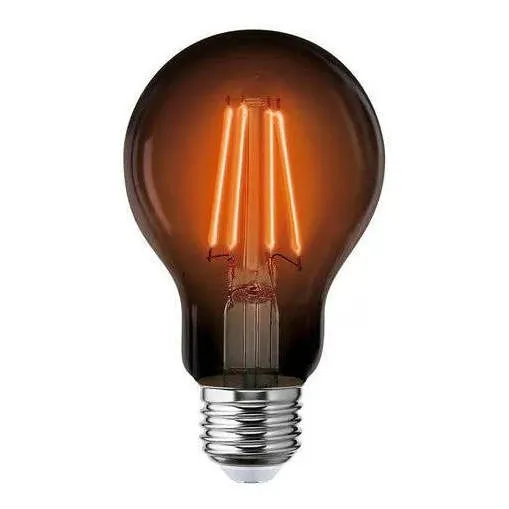 Bombillo Led Tipo Filamento 6w Color Rojo Aksi