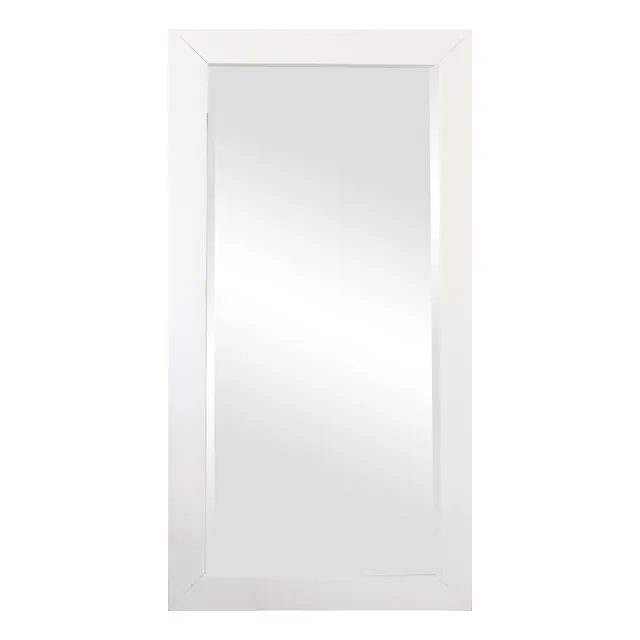 Espelho De Luxo 50x100 Com Eucatex (mdf) Preto Ou Branco