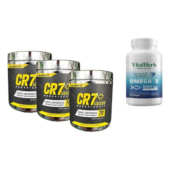Creatina  Cr7 Ine70 X3 + Regalo - g a $152