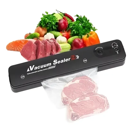 Máquina Selladora Al Vacío De Bolsas Alimentos Vacuum Sealer