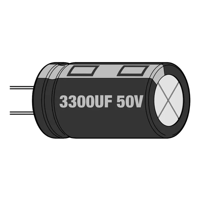 10pzs Capacitor Electrolitico 3300uf A 50v