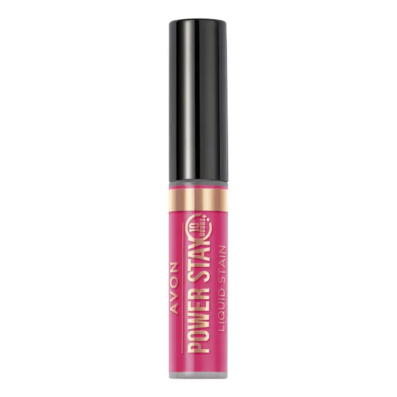 Labial Liquido Tinte Power Stay Larga Duración Avon 3ml Color Rosa / Love With Passion