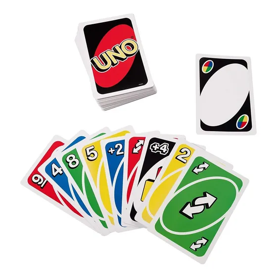 Uno Gigante Clásico Juego de Mesa Cartas marca Mattel
