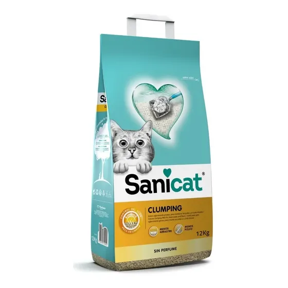 Sanicat Arena Gato Sanitaria Aglutinante 12kg Premium | Cuotas sin interés