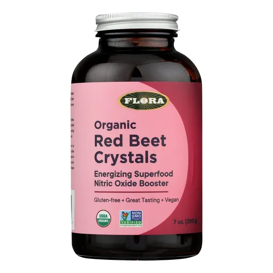Suplemento Flora Organic Con Cristales De Remolacha Roja 200