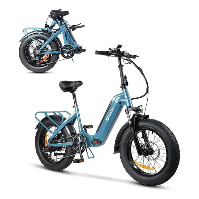 Dyu 20 4.0s, 20 Mph Foldable E Bike, 500w 48v 14ah