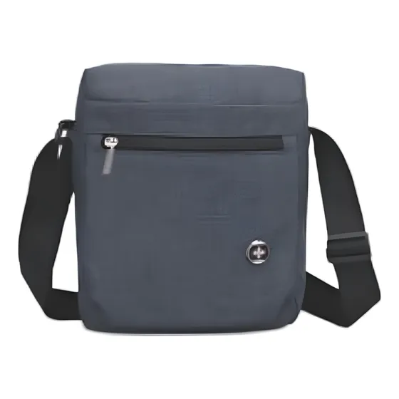 Morral Bolso Para Viaje Swiss Digital Orion Sd725-b Color Azul Oscuro Diseño De La Tela Liso