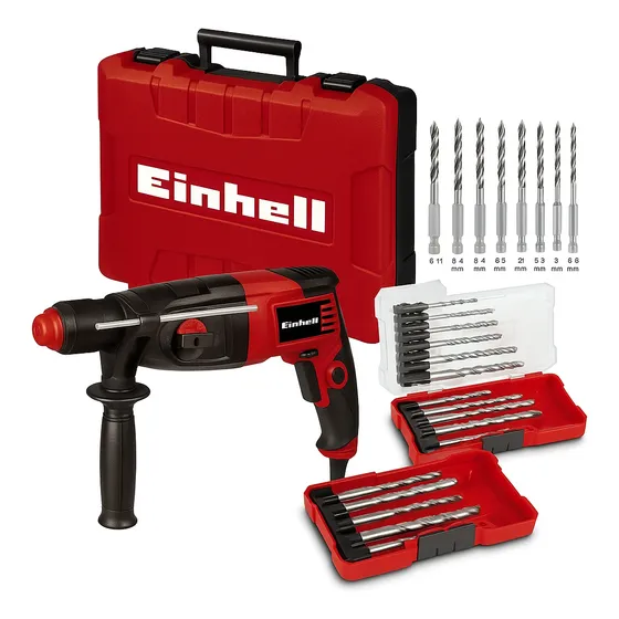 Rotomartillo Taladro Percutor Sds Plus 4f + Mechas Einhell