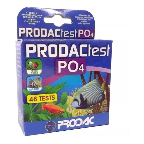 Prodac Teste De Fosfato Po4 Para Aquario Doce E Marinho
