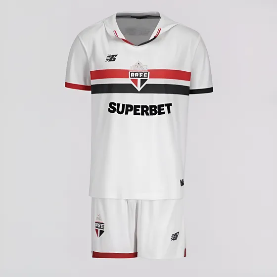 Uniforme Infantil São Paulo Oficial Novo Personalize Já