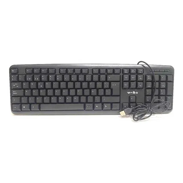 Teclado Wired Usb Delgado Weibo