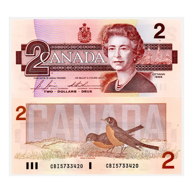 Canadá - 2 Dólares - Año 1986