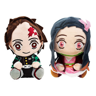 Juego De 2 Muñecos De Peluche De Anime Ghost Slayer Juego De 2 Muñecos De Peluche De Anime Ghost Slayer