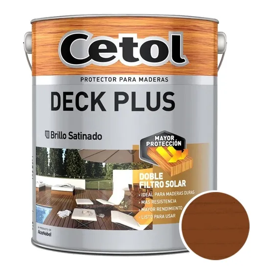 Cetol Deck Plus Teca Satinado X 4l - Caporaso Natural