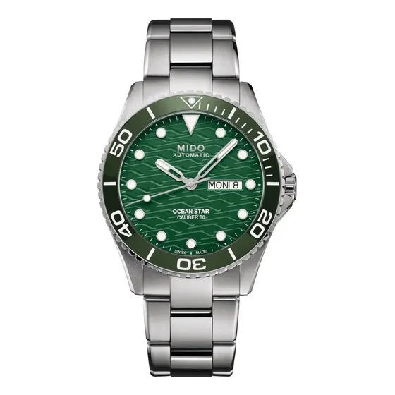 Relógio Mido M042.430.11.091.00 Ocean Star Verde Automatico