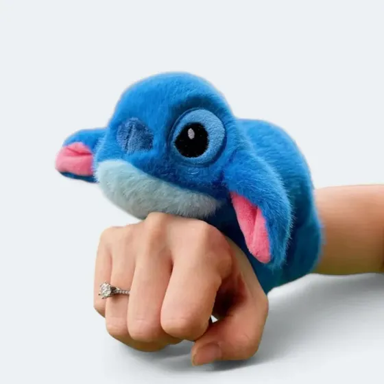 Brazalete Stitch De Peluche, Accesorio Divertido Disney