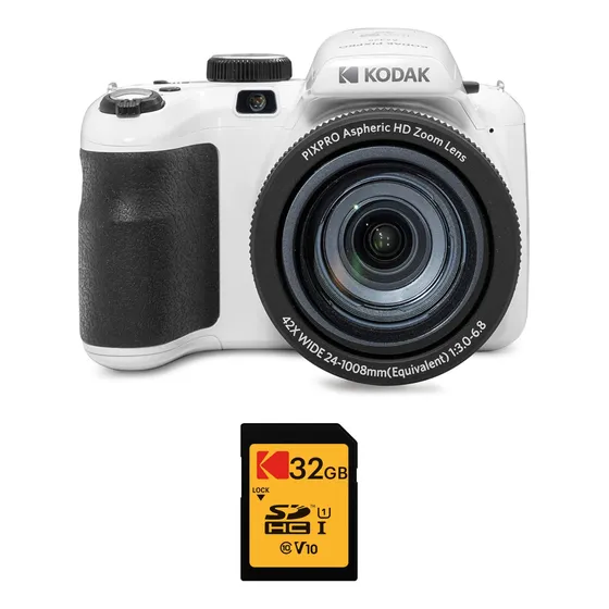 Digital Camera Kodak Pixpro Az425 Astro Zoom 20mp White