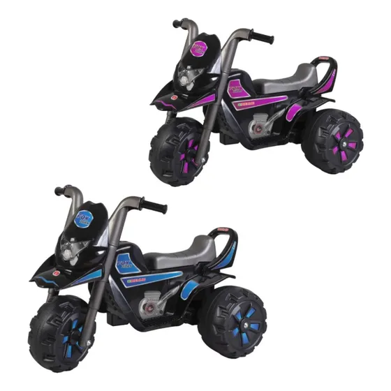 Moto Triciclo Auto Eléctrico Batería 6v Fox Dark Biemme