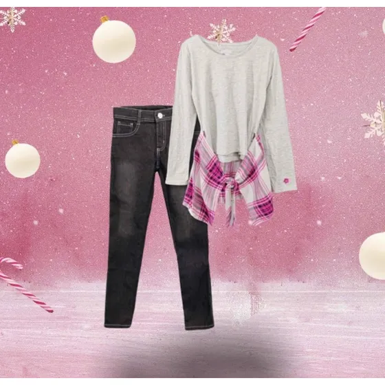 Set Jeans Y Camisa Para Niñas