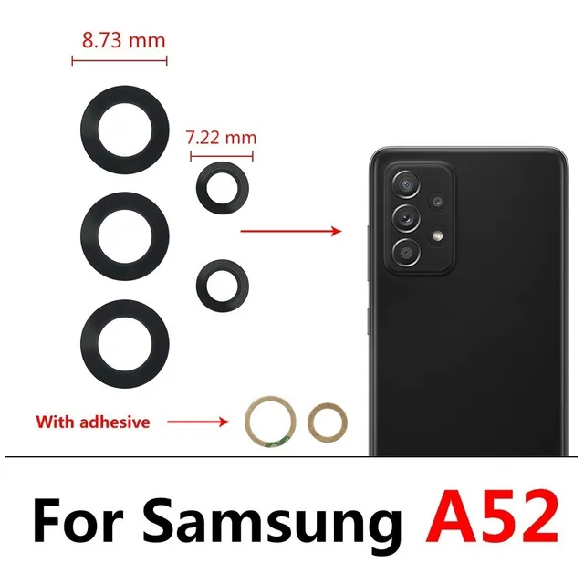 Mica Lente Visor Camara Trasera Samsung A52  Nuevo
