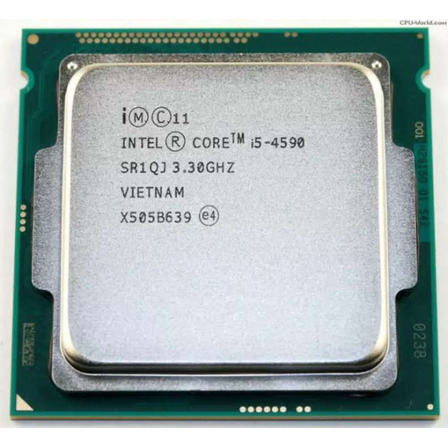 Processador gamer Intel Core i5-4590 CM8064601560615 de 4 núcleos e  3.7GHz de frequência com gráfica integrada