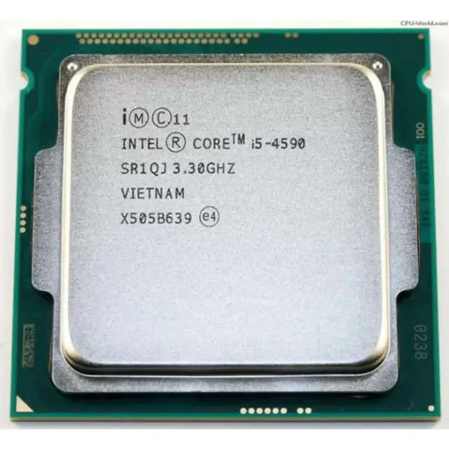Procesador gamer Intel Core i5-4590 CM8064601560615 de 4 núcleos y 3.7GHz de frecuencia con gráfica integrada