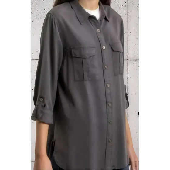 Camisa Forum Color Jean Fresca Talle L/xl Grande Especial