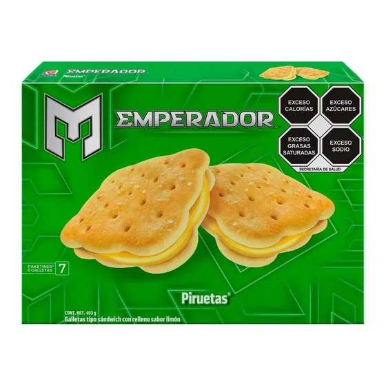 Galleta Gamesa Emperador Piruetas 403g