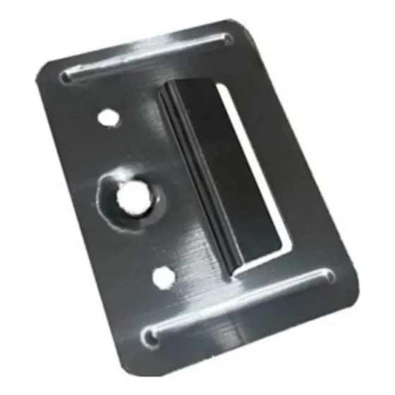 Chapa Clips Para Panel Wpc - X 10 Unidades Para Placas Wpc Plateado