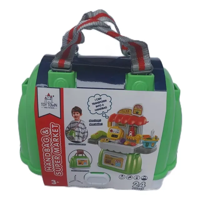 Supermercado Toy Town Mochila Original Nueva 24pzas