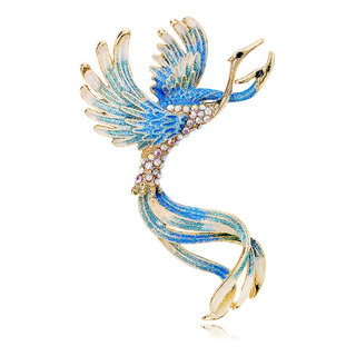 Broches Con Forma De Pájaro Fénix Esmaltados C2queen Para Mu Broches Con Forma De Pájaro Fénix Esmaltados C2queen Para Mu