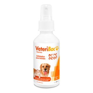 Spray Antiseptico Veteribac Para Perro/gato Y Mas De 60 Ml Spray Antiseptico Veteribac Para Perro/gato Y Mas De 60 Ml
