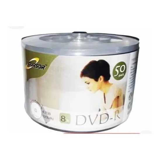 Discos Dvd R 8x Imprimible Le Cursor 4.7gb 50 Unidades