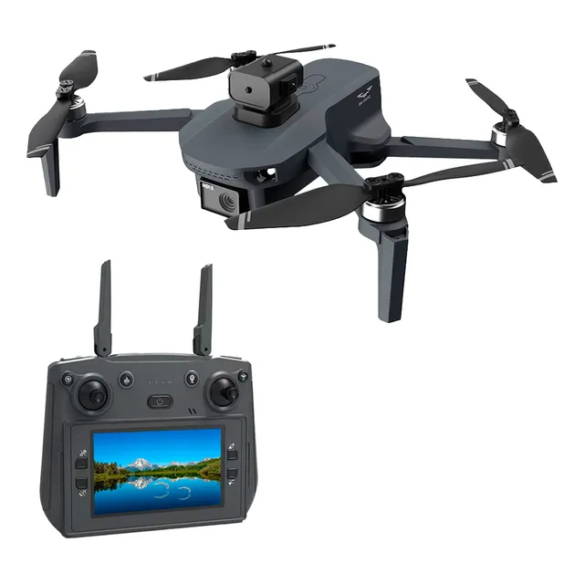 Drone Vak W7  Gps Wifi Control Con Pantalla Cámara