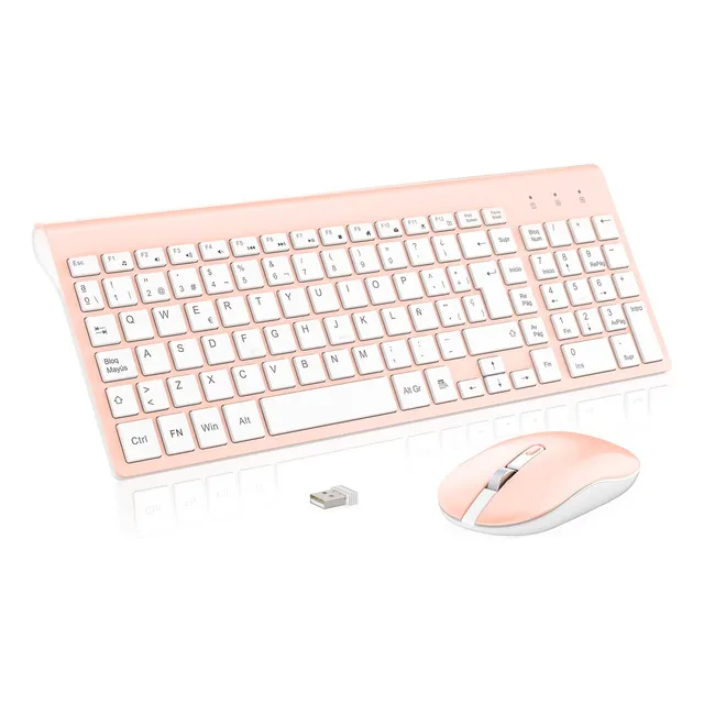 Kits De Teclado Y Ratón Inalambrico 2en1 Español 2.4ghz+usb