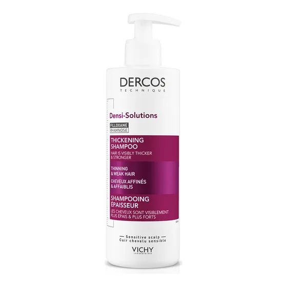 Shampoo Vichy Dercos Thechnique Densi-Solutions en dosificador de 250mL por 1 unidad