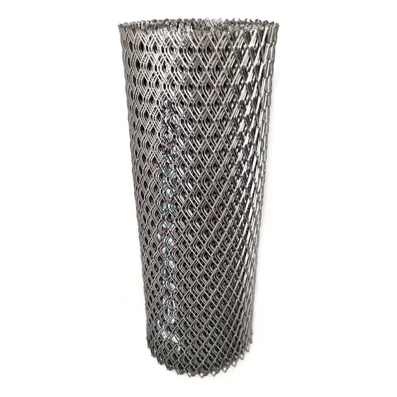 Malla Romboidal Metál Desplegado 18x40mm 60cm Alto X Metro
